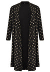 Cardigan GOLD DOTS - black - #4