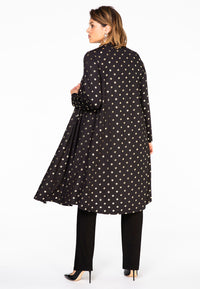 Cardigan GOLD DOTS - black - #3