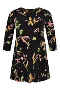 Tunic wide bot TULIP - black - #4