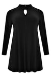 Tunic wide bottom turtle DOLCE - black - #4