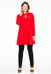 Tunic wide bottom turtle DOLCE - red - #1