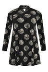 Tunic wide bot strass zebra DOT - black - #4