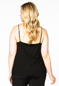 Singlet spaghetti SILK - black - #3