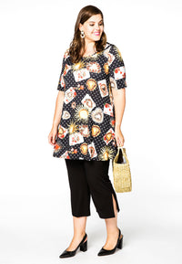 Tunic wide bottom GAMECARD - black - #1