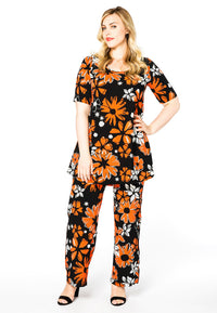 Tunic wide bot BELLA - black - #1