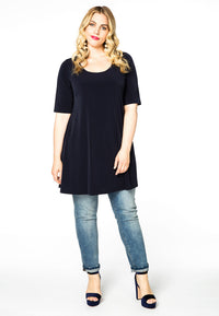 Tunic wide bottom bows DOLCE - blue - #1