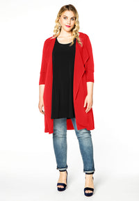 Cardigan 3/4 sleeve DOLCE - red - #1