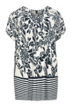 Tunic wide VIOLA - white - #4