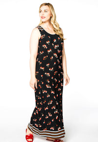 Dress long CHERRY - black - #2