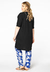 Tunic pleat LINEN - black - #3