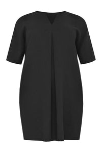 Tunic pleat LINEN - black - #4