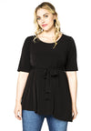 Shirt asym bottom DOLCE - black - #2