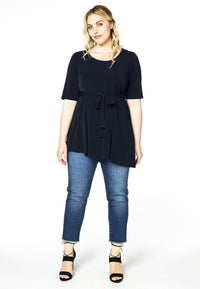 Shirt asym bottom DOLCE - blue - #1