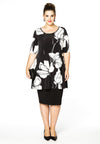 Tunic wide bottom ANNABEL - black - #1
