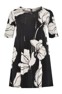 Tunic wide bottom ANNABEL - black - #4