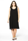 Dress plissé VOILE - black - #1