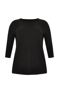 Shirt straight 3/4 sl DOLCE - black - #1