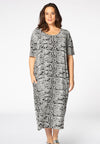 Dress wide SNAKE - white - #1