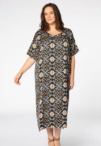 Dress straight AFRICA - white - #2