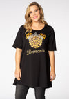 Tunic wide bottom Princess - black - #2