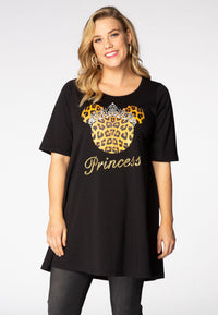 Tunic wide bottom Princess - black - #2