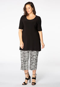 Tunic bow wide bottom DOLCE - black - #1