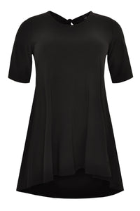 Tunic bow wide bottom DOLCE - black - #4