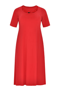 Dress tape neck DOLCE - red - #4