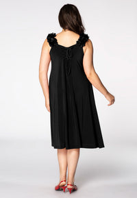 Dress flower straps DOLCE - black - #3