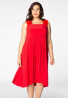 Dress flower straps DOLCE - red - #2