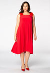 Dress flower straps DOLCE - red - #1
