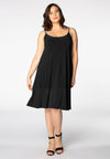Dress spaghetti straps DOLCE - black - #1