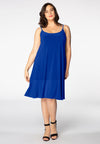 Dress spaghetti straps DOLCE - blue