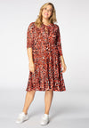 Dress ruffles RED LEO - red - #1