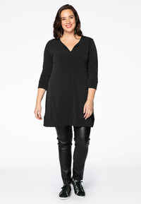 Tunic waist pleat DOLCE - black - #1