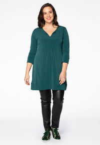 Tunic waist pleat DOLCE - green - #1