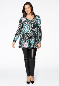 Tunic JANE v-neck - multi - #1