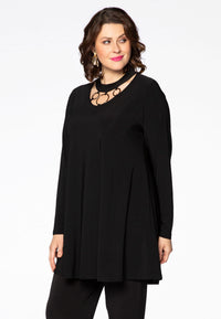 Tunic DOLCE wide bottom rings - black - #2