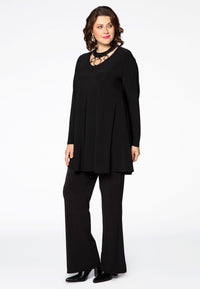 Tunic DOLCE wide bottom rings - black - #1