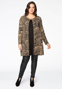 Cardigan ZEBRA - brown - #1