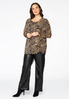 Shirt ZEBRA wide knot - brown - #1
