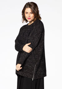 Pullover lurex - black - #1