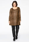 Tunic LEOPARD wide bottom - brown - #2