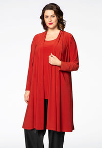 Cardigan DOLCE pleated - orange - #2