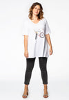 Tunic flare bicycle - white - #1