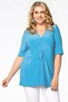 T-shirt relax puckered DOLCE - blue - #2