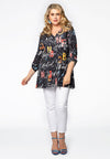 Tunic flare LETTERS - black - #1