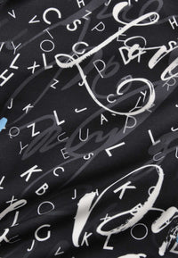 Tunic flare LETTERS - black - #5
