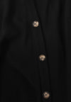 Dress buttoned VISCOSE - black - #5