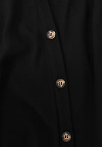 Dress buttoned VISCOSE - black - #5